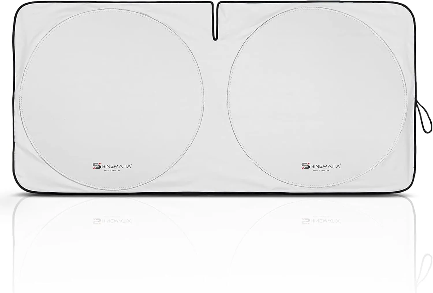1-Piece Windshield Sunshade Foldable Car Front Window Sun Shade for Most Cars SUV Truck - Best Heat Shield Auto Reflector Cover - Blocks Max UV Rays & Keeps Your Vehicle Cool - Large Fit