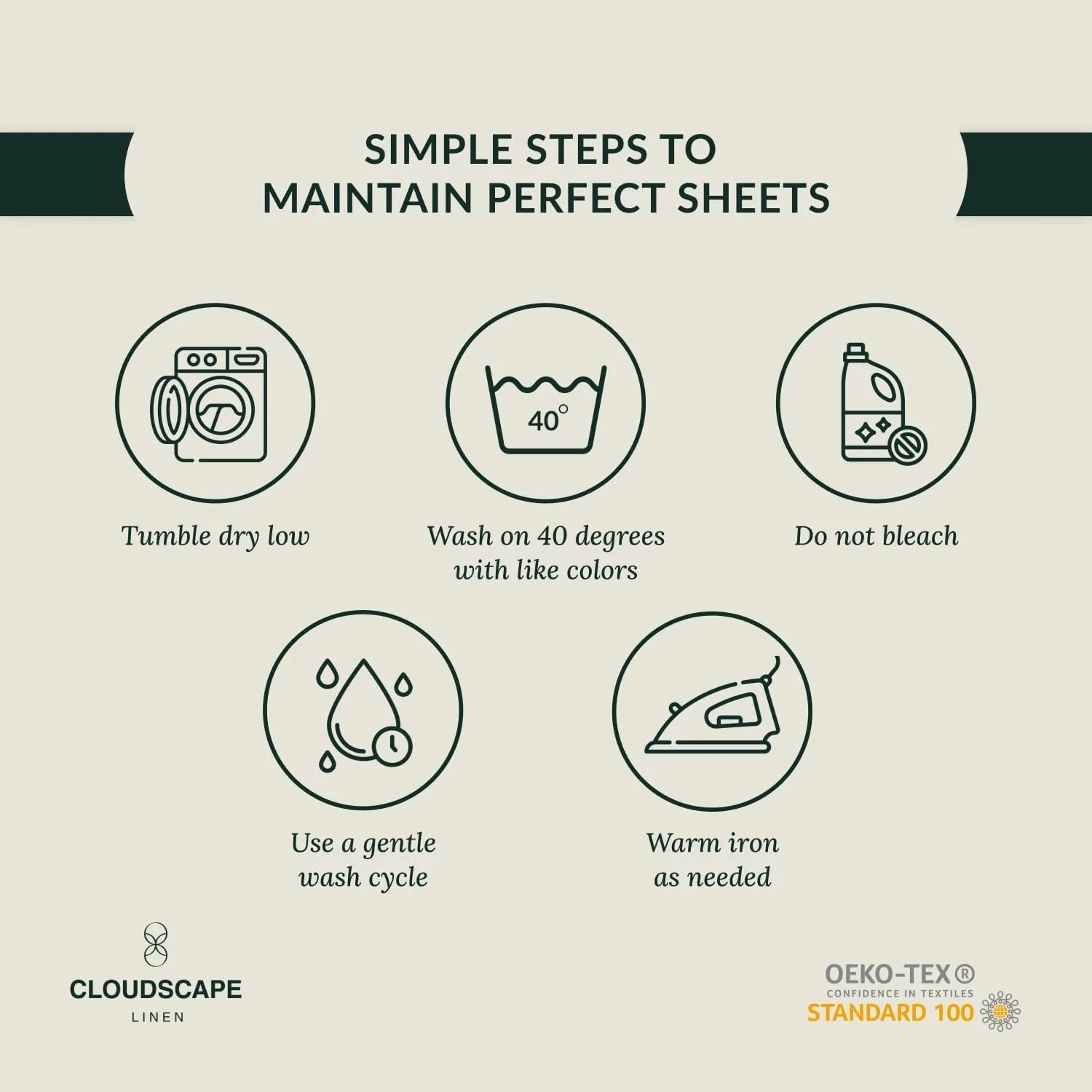 100% Egyptian Cotton King Size Sheets Set, 4 Pieces Luxury Bedding Set, 1000 Thread Count,Hotel Quality, Silky Soft, Breatheable and Durable, Deep Pockets up to 16, Cream White