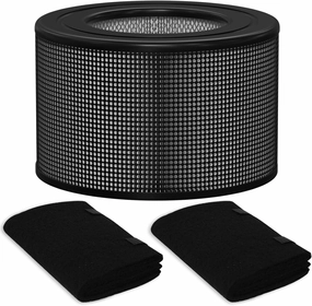10500 True HEPA Filter Replacement Kit Compatible with Honey-well 10500 (EV-10) 17000 17000-S 17005 Air Cleaner Purifiers, Part Number 20500 (1 HEPA   2 Carbon Pre-Filter)