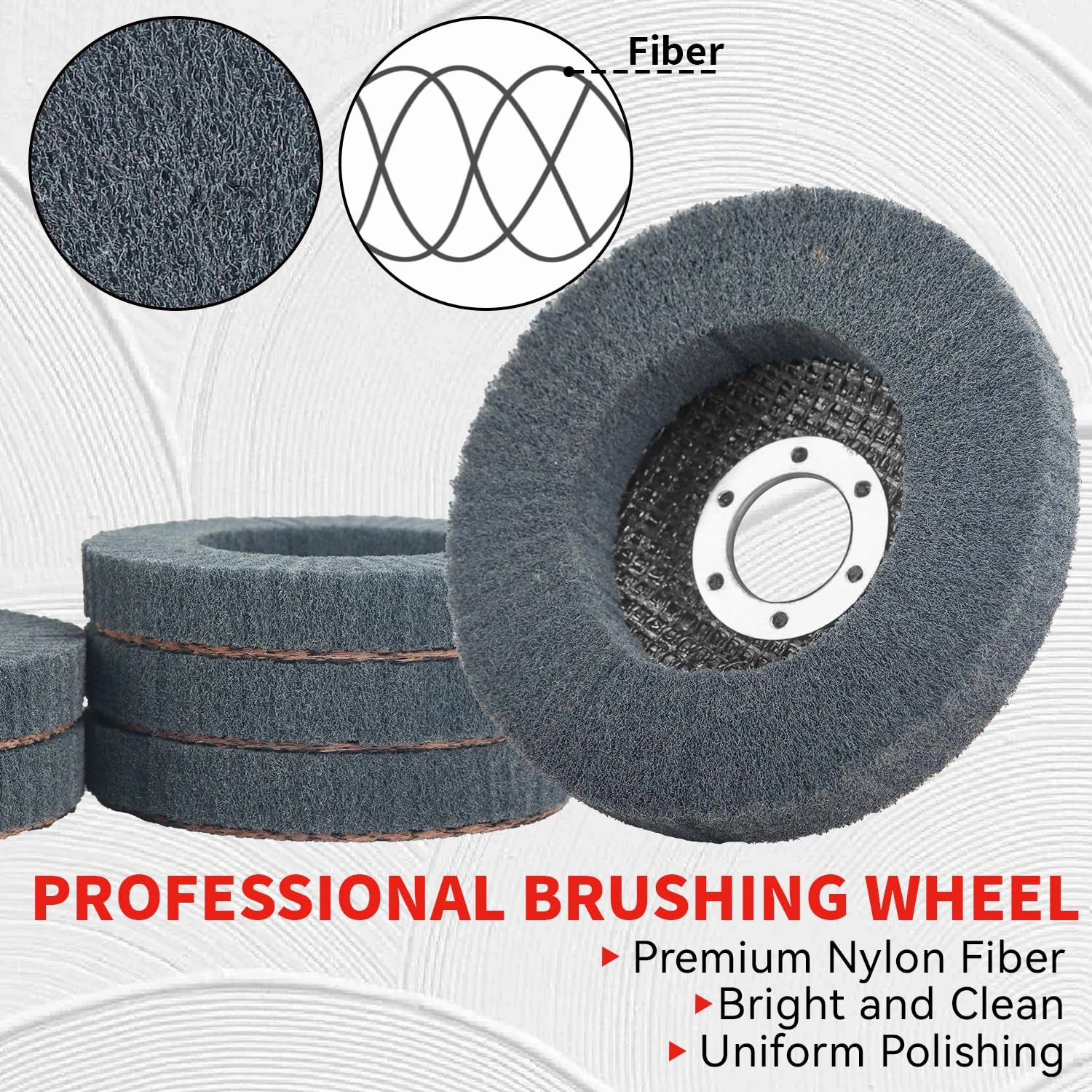 10Pcs 600 Grit Scour Flap Disc 4 1/2 Inch Angle Grinder Attachment Stainless Steel Aluminum Polishing Wheel Scouring Pad Wire Brush Sanding Disc