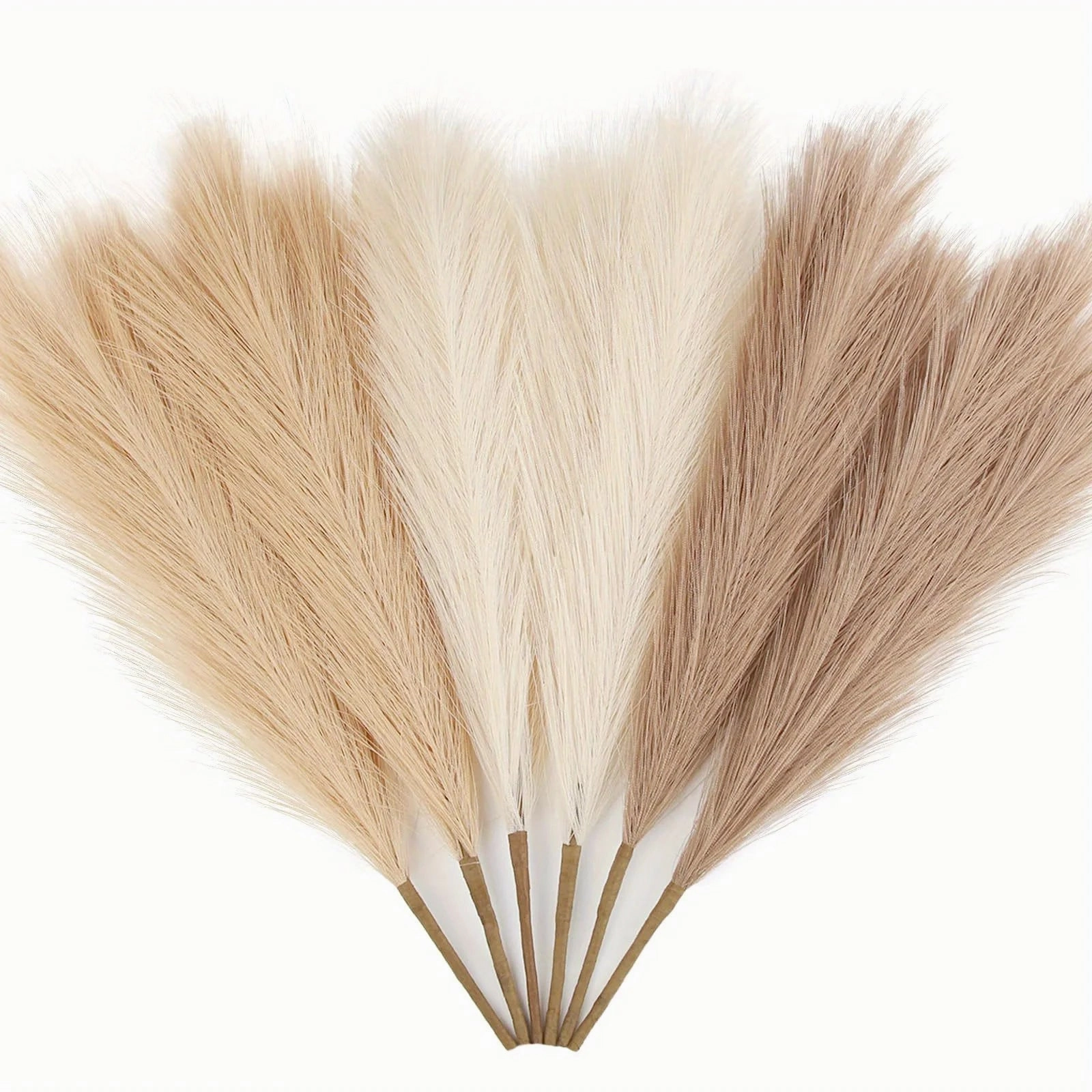 10PCS Fluffy Pampas Grass