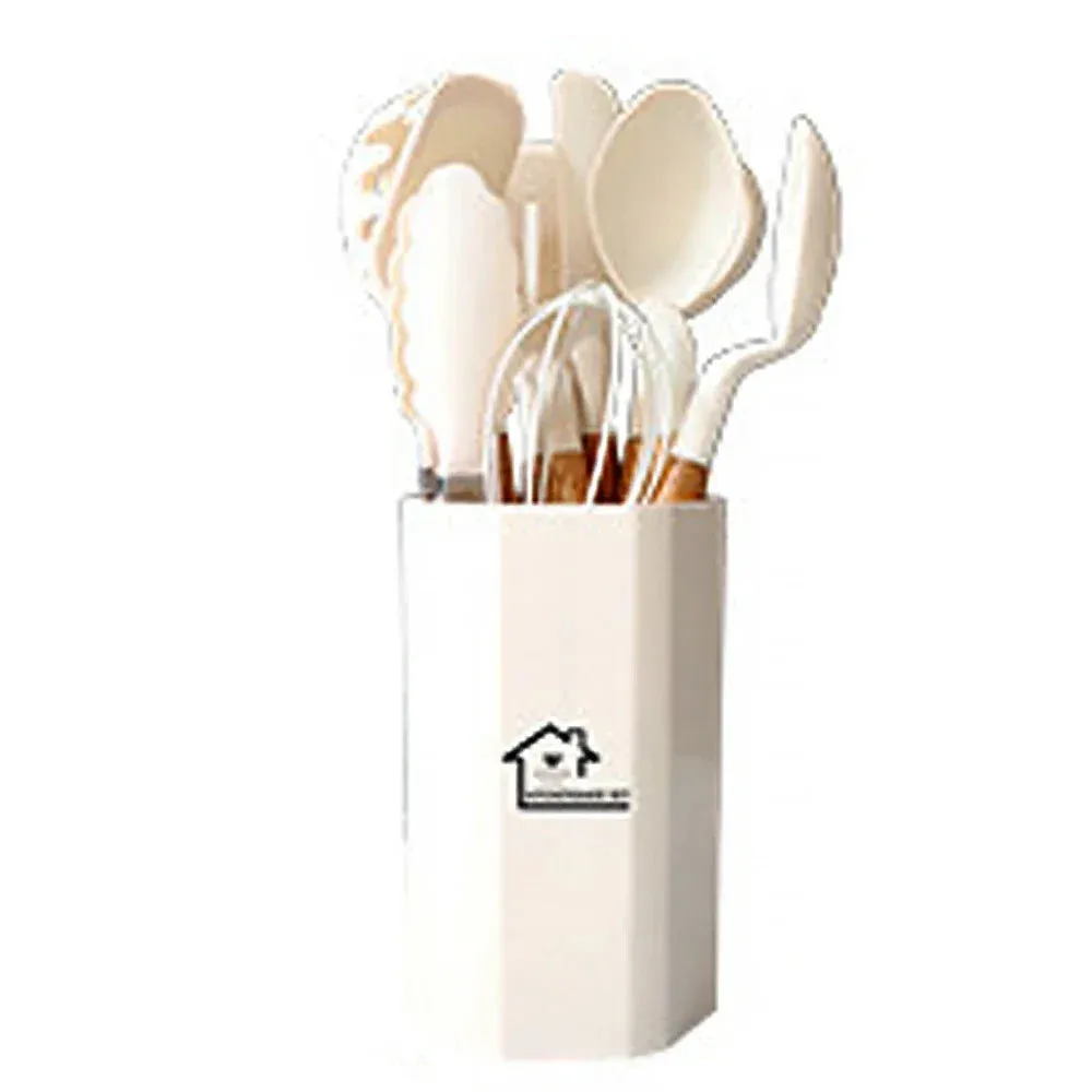 11 Piece Silicone Cooking Utensil Set Food Grade Practical Kitchenware