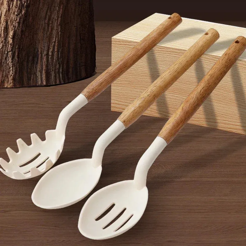 11 Piece Silicone Cooking Utensil Set Food Grade Practical Kitchenware