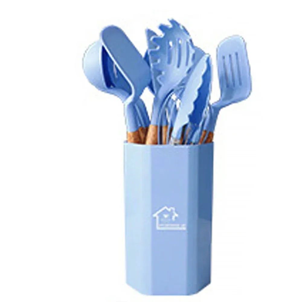 11 Piece Silicone Cooking Utensil Set Food Grade Practical Kitchenware