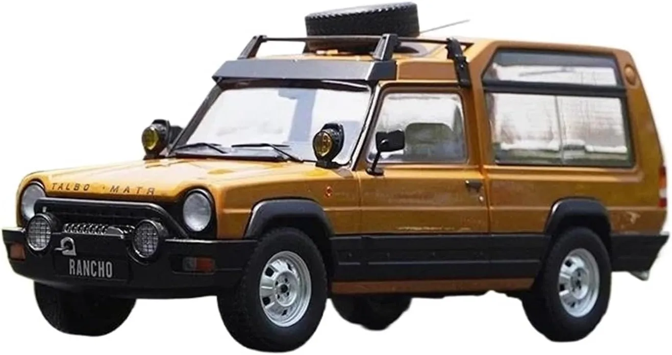 1:18 for First Generation Land Rover Rancho X Simulated Alloy Car Model Collection Ornaments Mini Simulation Toys(Yellow)