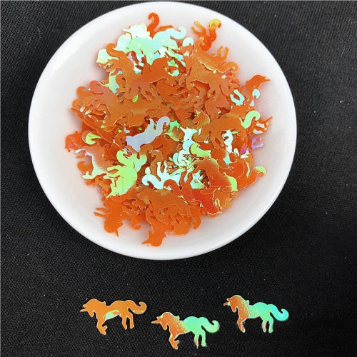15g Mini unicorn Sequins corn Filler Clear Slime Toys Accessories Supply For Kids corn Doll Figure Model Lizun Toys Decor Gifts