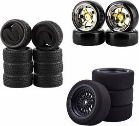 1/10 on Road Soft Tires Foam Drifting Tyres Fit for RC 1:10 Touring On Road Car Drift Car