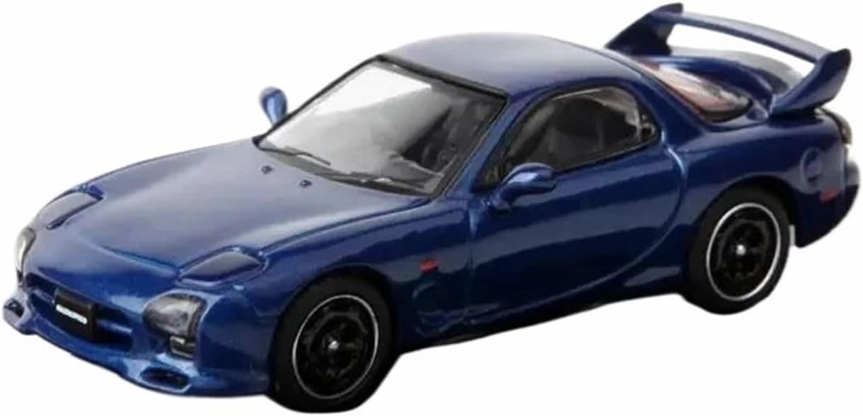 1:64 for Mazda RX-7 FD3S Simulation Alloy Car Fingertip Model Collection Souvenir Ornaments Mini Simulation Toys(White)