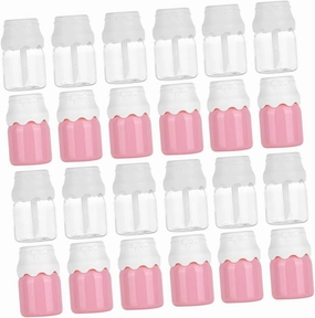 20Pcs Refillable Lip Gloss Tubes Transparent Makeup Bottles for Gloss Portable Storage Containers for Travel Daily Use Lightweight Compact Design