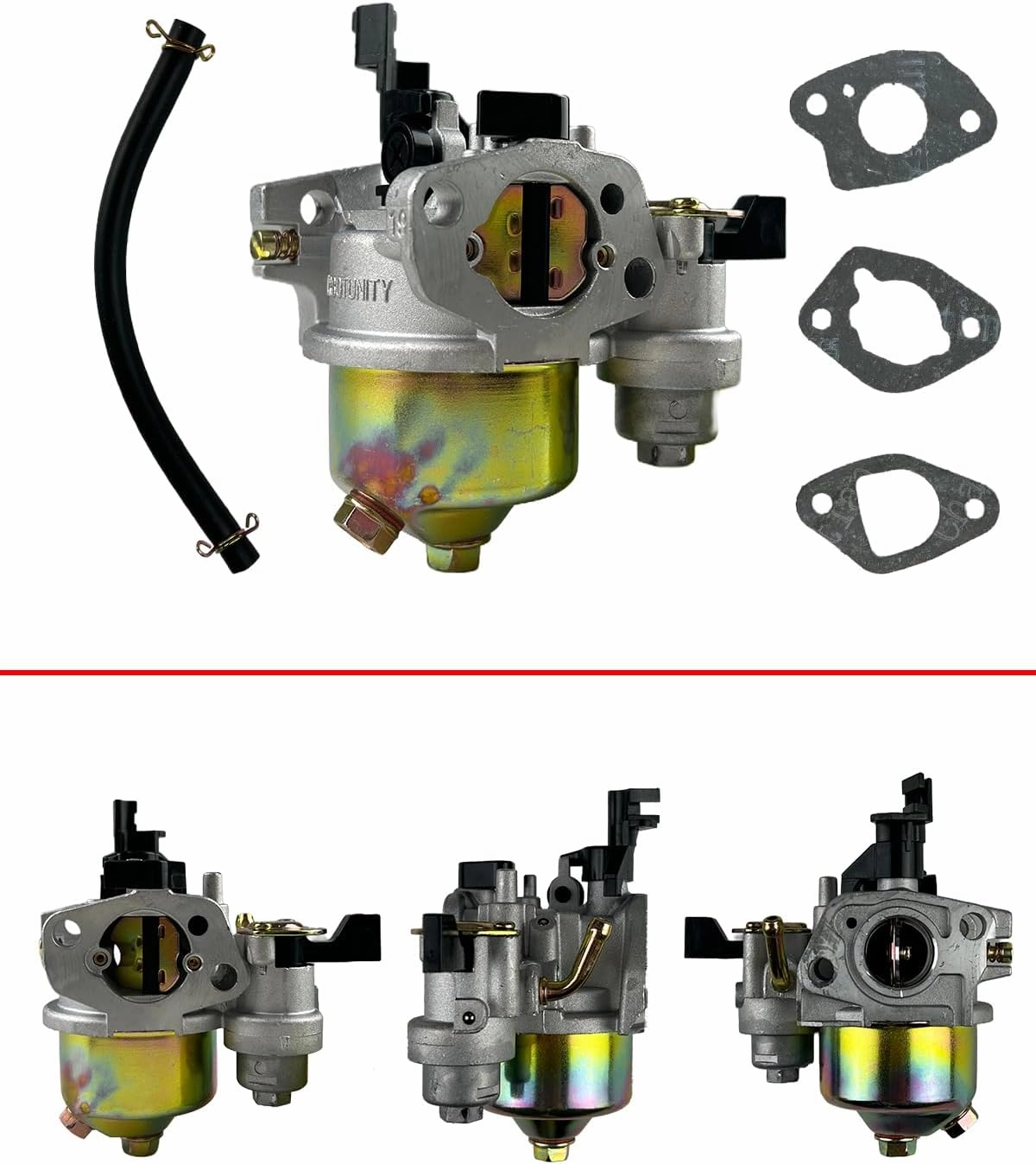 212 Carburetor Kit for Harbor Freight Predatot 212cc 224 w/Performance Jets 6.5HP 7HP Coleman CT200U EX BT200X Baja MB200 Mini Bike Go karts