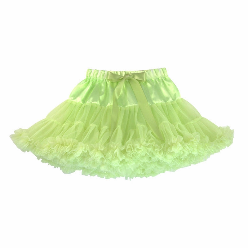 21 colors baby girls tutu Fluffy Chiffon Pettiskirts Baby Girls Princess dance party Tulle tutu Skirt petticoat 12M-8T