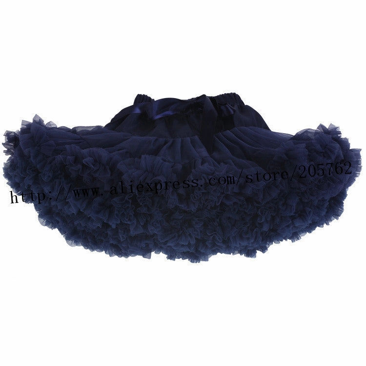 21 colors baby girls tutu Fluffy Chiffon Pettiskirts Baby Girls Princess dance party Tulle tutu Skirt petticoat 12M-8T