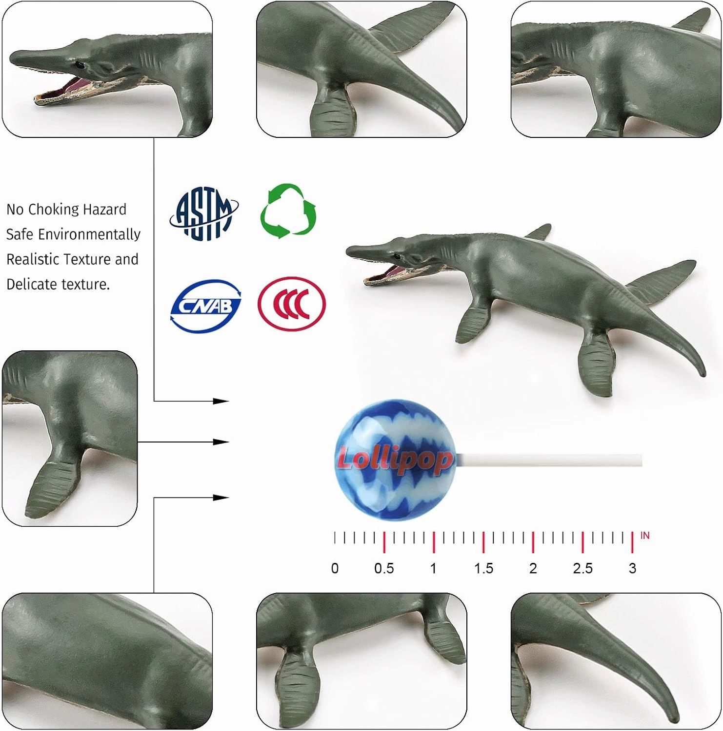22PCS Prehistoric Sea Creatures Toys for Kids Ancient Sea Animals Toy Set 4 Inch Marine Animal Figures Cake Topper Girls Boys Kids Toddlers Birthday Gift