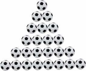 24pcs Table Soccer Replacement Mini Footballs for Desktop Games Compatible Standard Foosball Tables for Fun