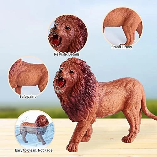 31 Pcs Safari Animals Figures Including 24 Realistic Jungle Playset Toys Zoo Animals for Toddlers 3  Years Old Ideal Gift for Boys and Girls