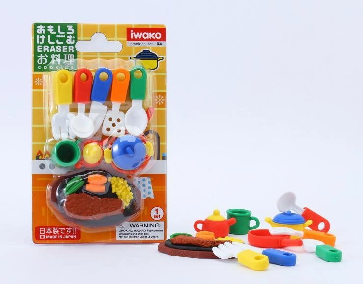 383401 IWAKO KITCHEN ERASER CARD-SINGLE