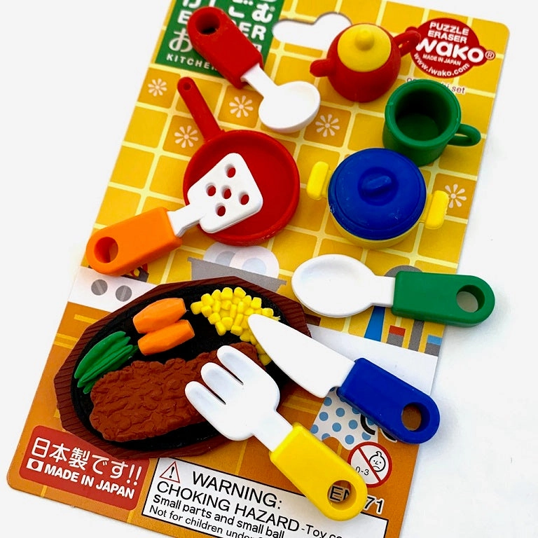 383401 IWAKO KITCHEN ERASER CARD-SINGLE
