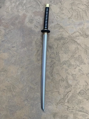 38" Ninja PU Foam Samurai Sword Traditional Japanese Katana Cosplay LARP Costume Blade for Halloween Xmas Anime Gift Outdoor (Single or Set)