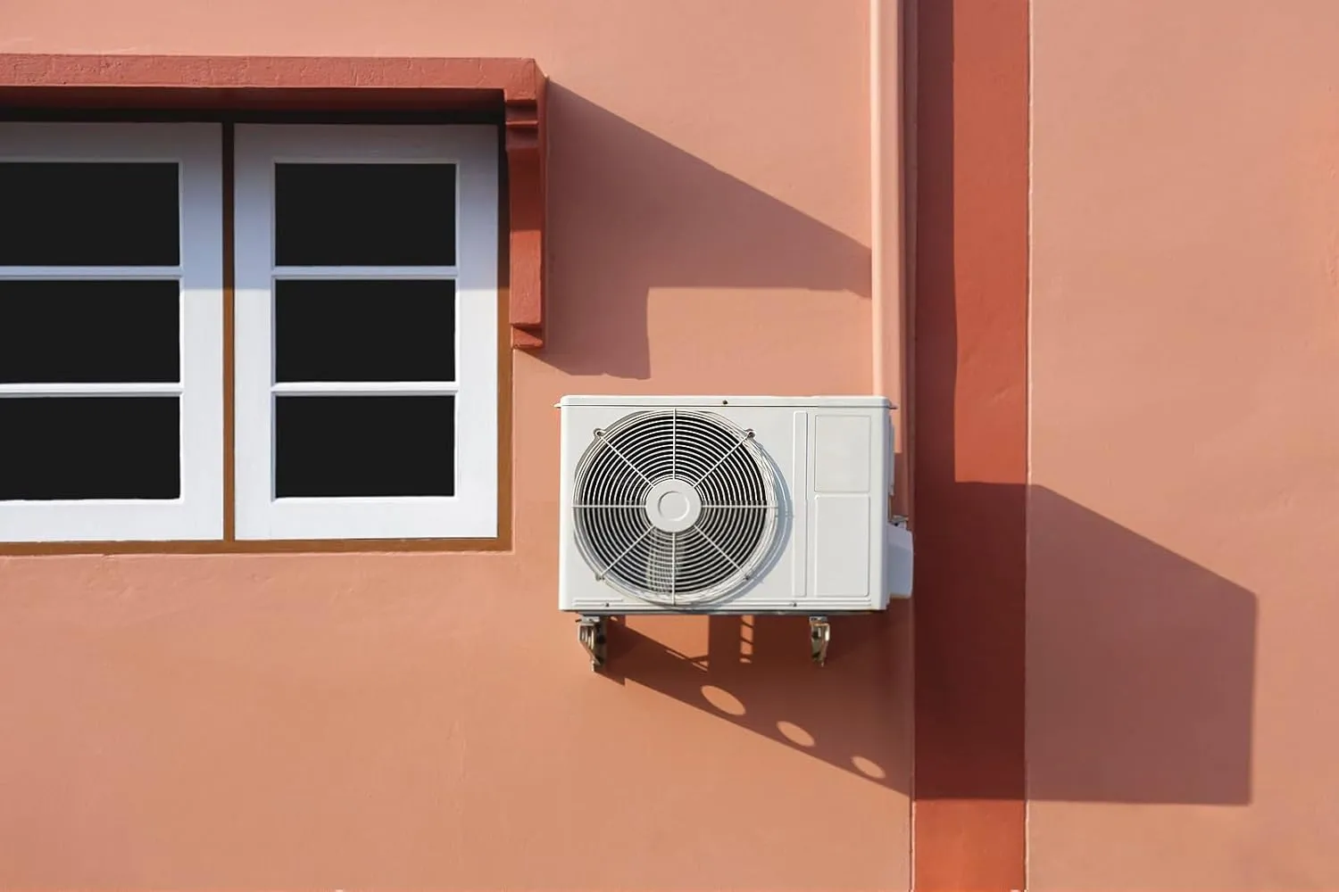 3" W 7.5Ft L Line Set Cover Kit for Mini Split Air Conditioners Decorative PVC Slim Line Cover for Central AC & Heat Pumps Systems Tubing Cover
