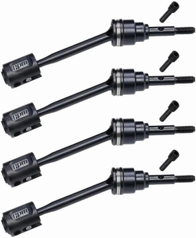4140 Carbon Steel Front and Rear Cvd Driveshafts with Drive Cups for Traxxas 1/16 Mini Maxx 4WD RTR Brushless Monster Truck 107154-1 Upgrades