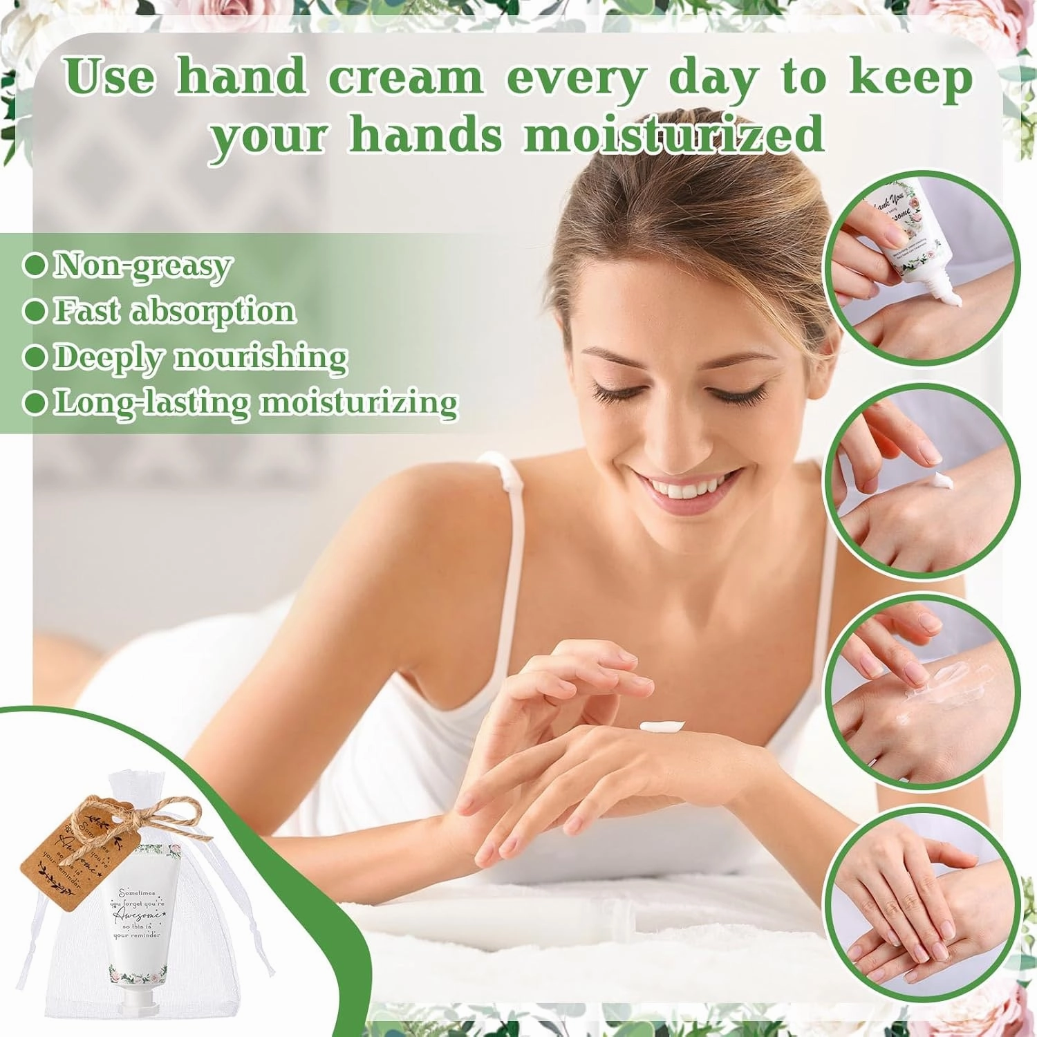 48 Sets Cna Gifts Bulk Mini Lotion Employee Appreciation Gifts Bulk Thank You Travel Hand Cream Lotion for Staff Appreciation Inspirational Nurse Cna Week Holiday(Stylish)