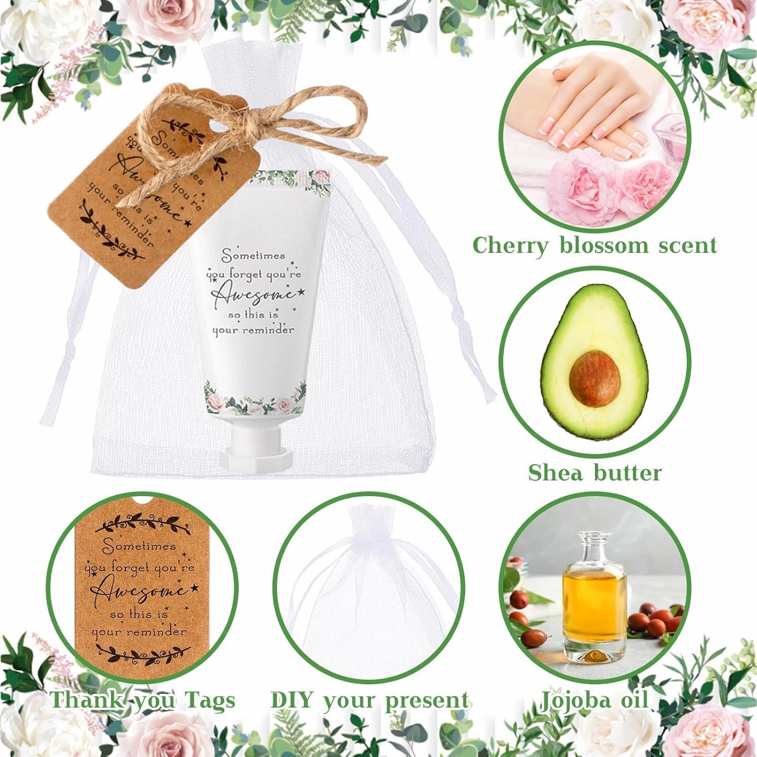 48 Sets Cna Gifts Bulk Mini Lotion Employee Appreciation Gifts Bulk Thank You Travel Hand Cream Lotion for Staff Appreciation Inspirational Nurse Cna Week Holiday(Stylish)