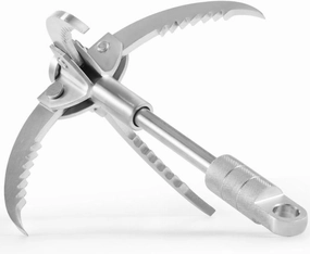 4-Claw Foldable Grappling Hook, Compact Stainless Steel Climbing Tool for Hiking, Camping, Survival, and Outdoor Adventures