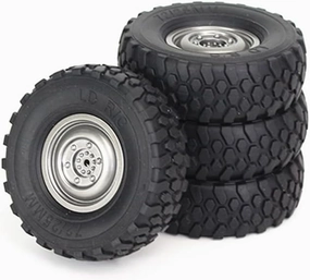 4Pcs Ultra Soft Tires For MN D90 MN98 MN99S WPL C14 C24 C34 B14 B24 LDRC P06 RC Car Upgrade Parts Accessories