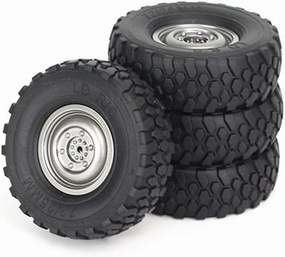 4Pcs Ultra Soft Tires for MN D90 MN98 MN99S WPL C14 C24 C34 B14 B24 LDRC P06 RC Car Upgrade Parts Accessories