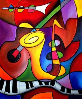 5D Diy Musical Instruments Diamond Mosaic Paintings