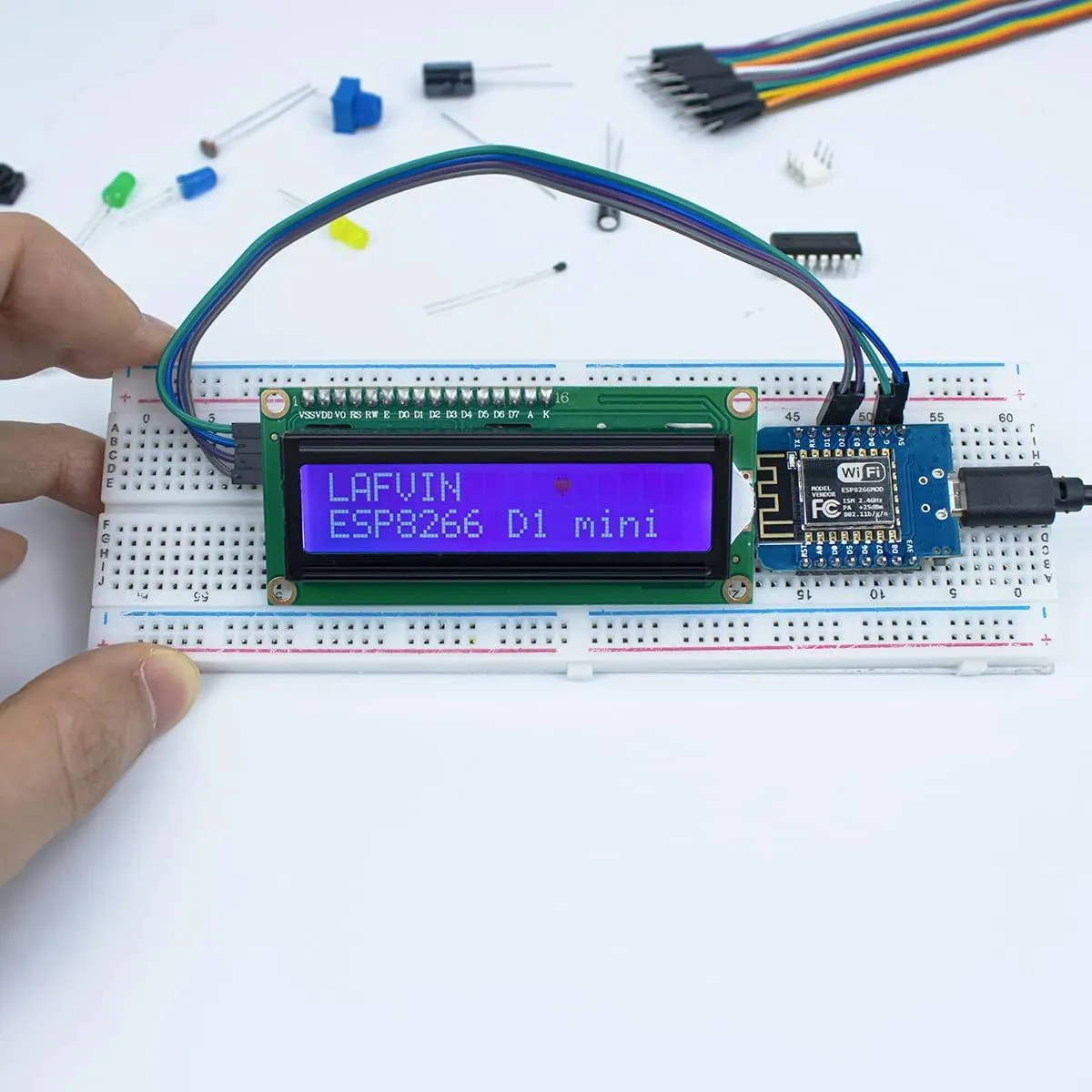 5Pcs D1 Mini NodeMcu ESP8266 ESP-12F WiFi Module Development Board Compatible with Arduino/WeMos D1 Mini