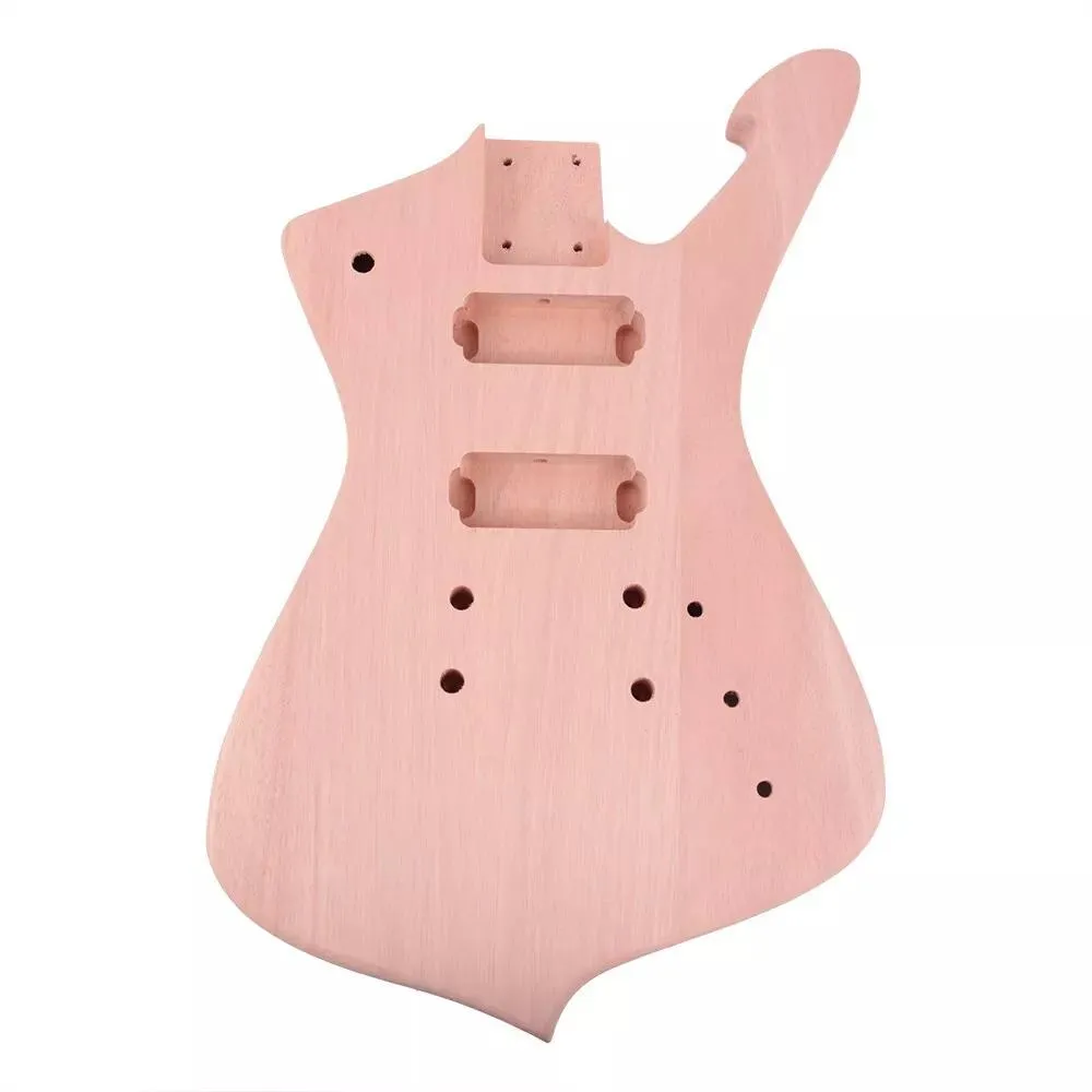 7-String DIY Iceman-Style Electric Guitar Kit - Mahogany Body