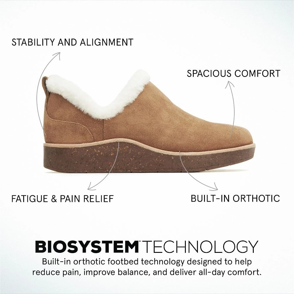 ABEO Pioneer Metatarsal Cozy Booties for Women | Fleece Lined for Warmth | Fall Women's Shoes | Built-In Cozy Orthotic