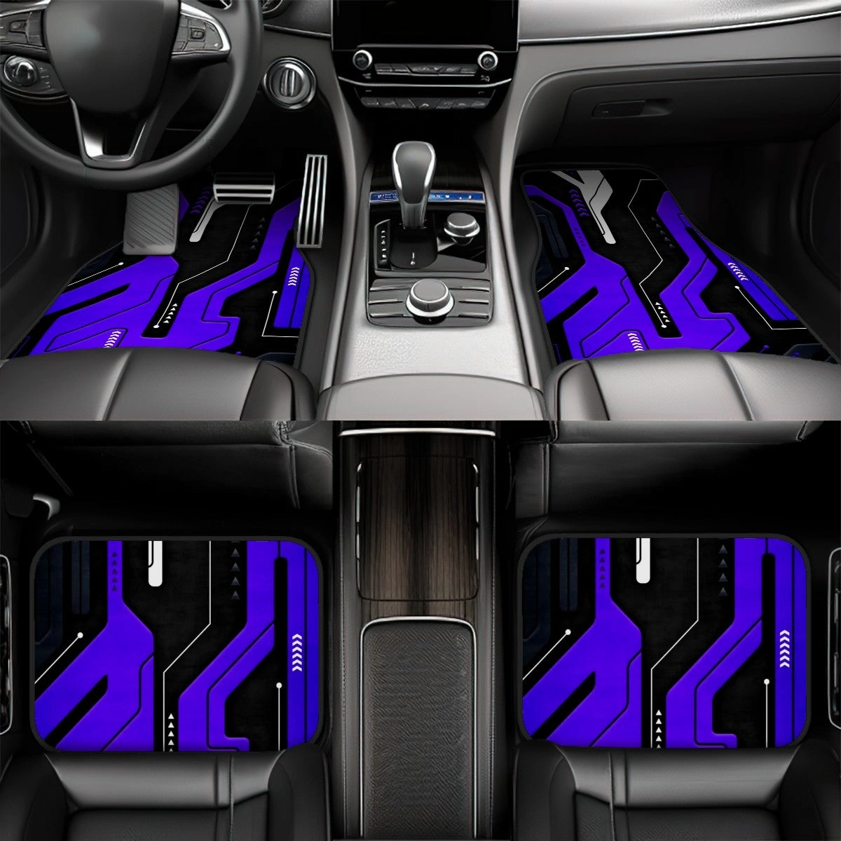 Abstract Livery Pattern Automotive Floor Mats