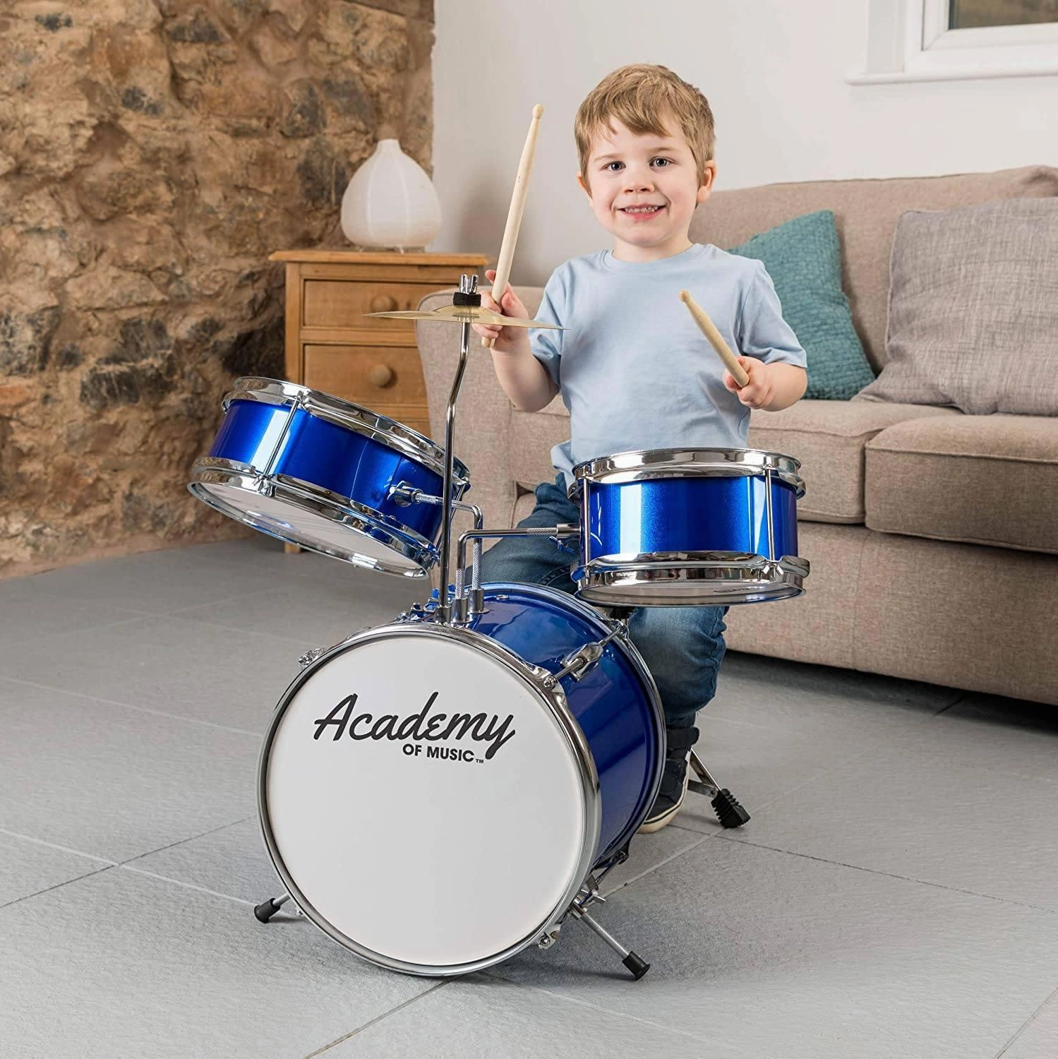 Academy of Music Kids 3 Piece Drum Kit