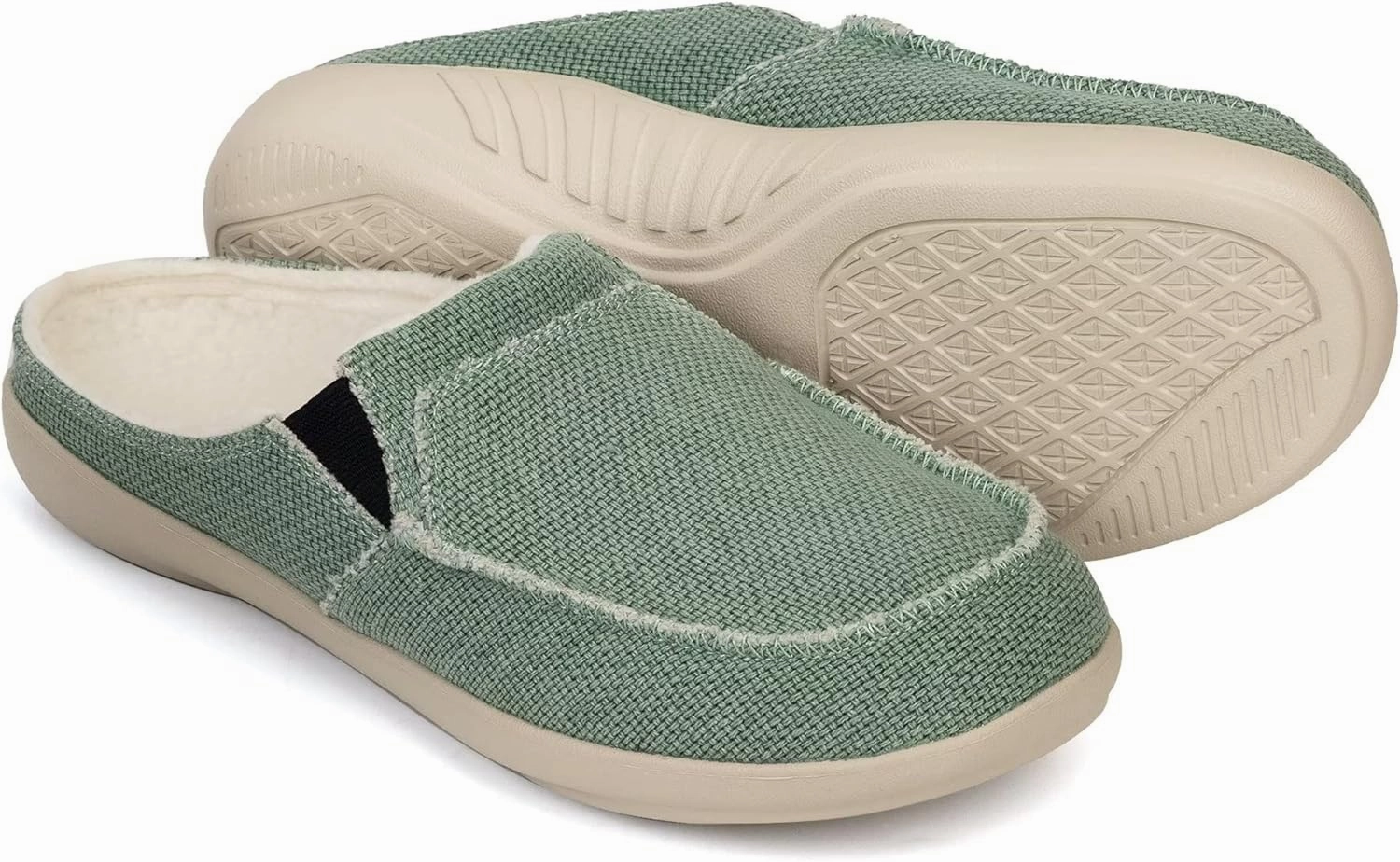 ADAX Men's Plantar Fasciitis & Pain Relief Orthotic Slippers with Arch Support (Size:US 7-US 14)