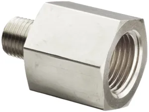 Alemite 51942 Adapter, 1/4"-28 SAE-LT Taper Thread(m) x 1/8" Female NPTF (Pack of 5)