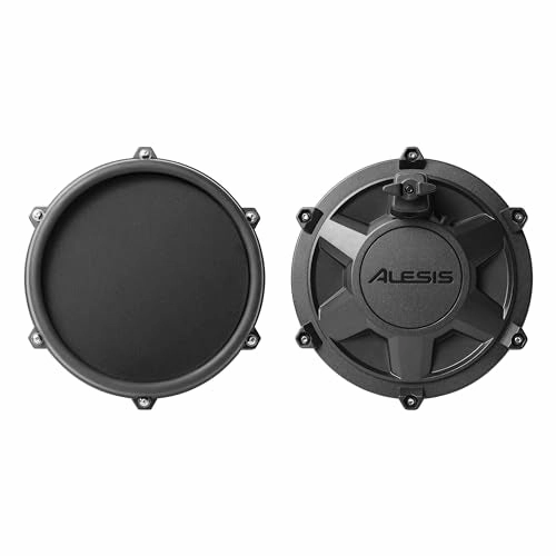 Alesis Turbo Mesh Kit – Electric Drum Set With 100  Sounds, Quiet Mesh Drum Pads, Drum Sticks, Connection Cables, Drum Lessons