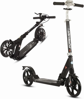 Aluminium Metal Adult Scooter, Grip Tape Deck Kick Scooter Bike Sport Toys, Commuting Scooters with Anti-Shock Suspension, 71cm - 104 cm