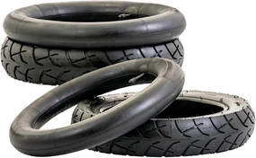 AlveyTech 12-1/2"x2-1/4" Scooter Tube and Tire Kit (Set of 2 with HD Tube) - Replacement for Razor Pocket and Sport, Chopper, Dynacraft Scooter Toys, Mini Dirt Gas Power Bikes Durable Pneumatic Tires