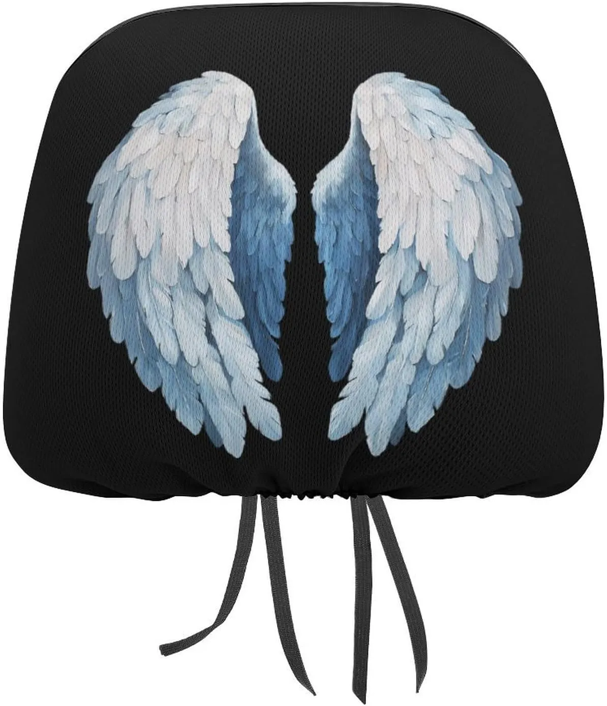 Angel Wings Car Headrest Seat Cover Accessories Headrests Covers Protector Universal Fit to All Model 2 PCS