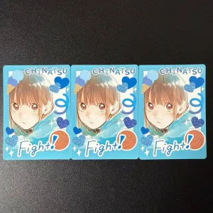 Ao no Hako Volume 13 Bonus Item Set of 3 Chinatsu Kano Mini Illustration Cards