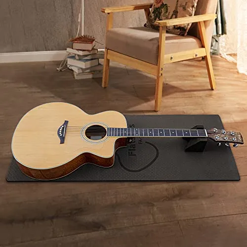 AOLDHYY Guitar Work Mat Kit Neck Rest Support Set Dual-use Electric Acoustic & Garden Sculpture Outdoor Decoration