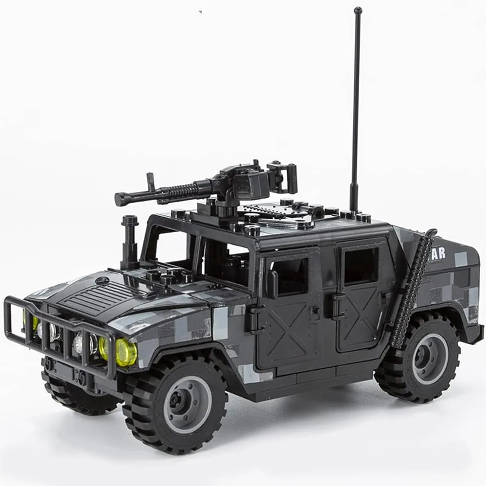 Armored Vehicle Building Block Military Vehicle Building Toy for Age 6 7 8 9 10 11 12 , Army Battle Brick, Military Car Model Toys Gifts for Boys （4 Styles）