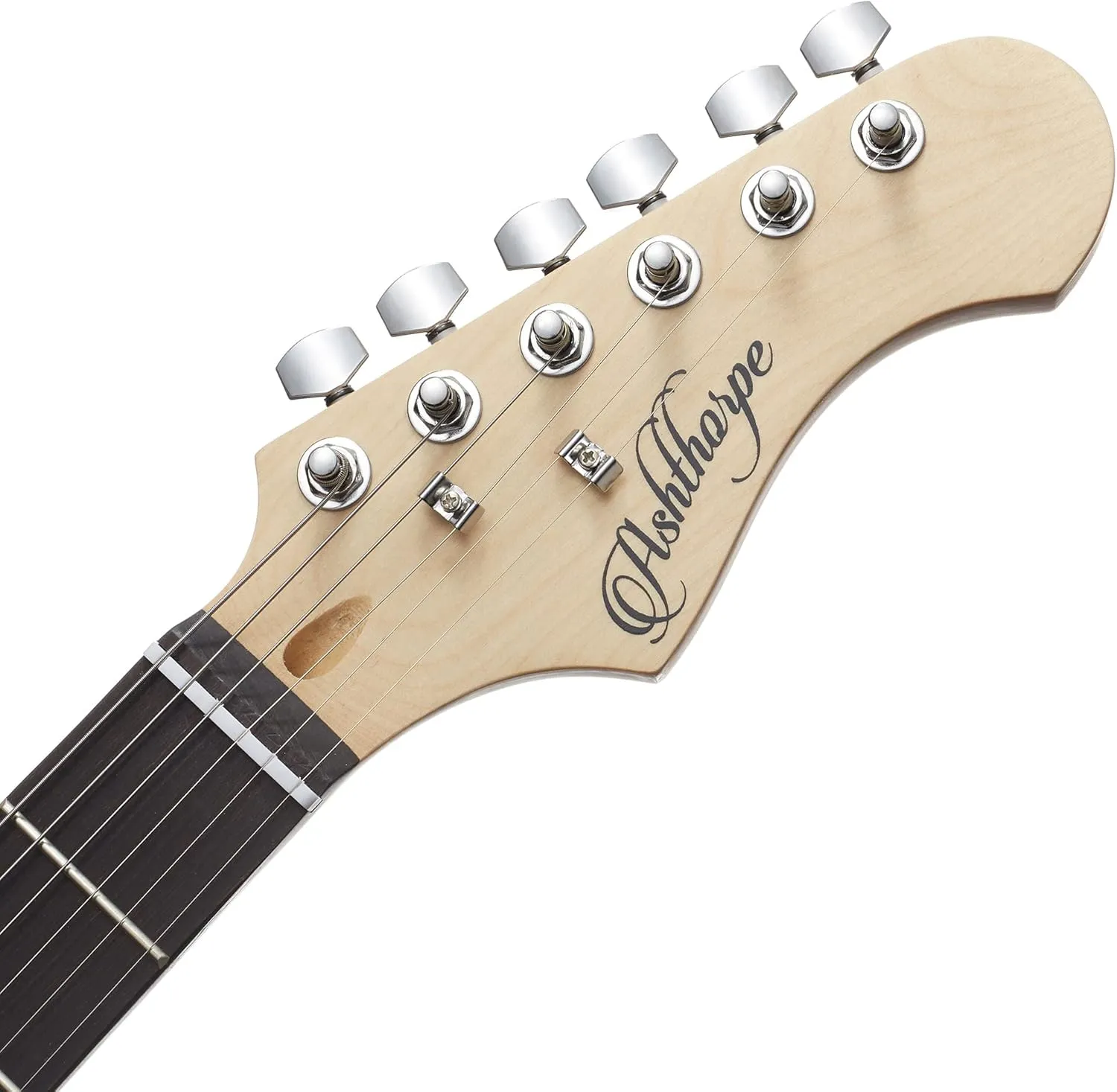 Ashthorpe 39-Inch Electric Guitar (Mint Green-White), Full-Size Guitar Kit with Padded Gig Bag, Tremolo Bar, Strap, Strings, Cable, Cloth, Picks