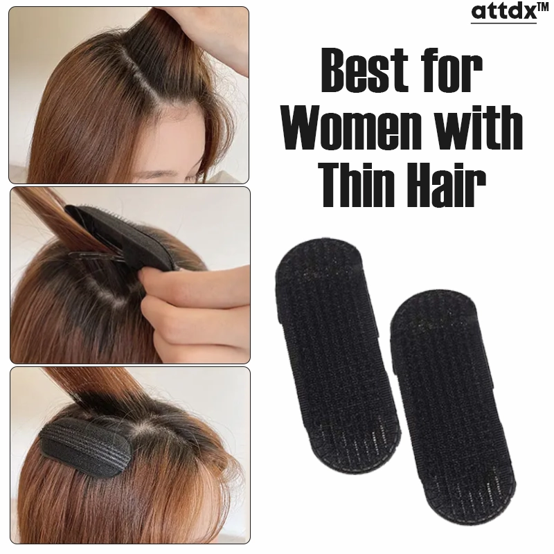 ATTDX HairUp Seamless Princess Fluffy Hair Pad Clip