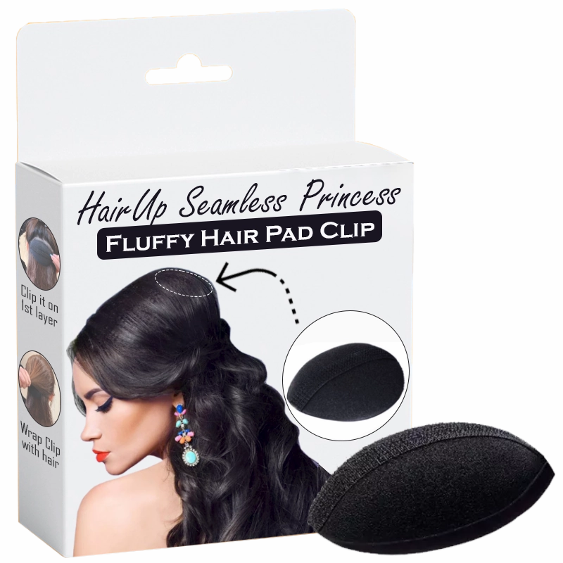 ATTDX HairUp Seamless Princess Fluffy Hair Pad Clip