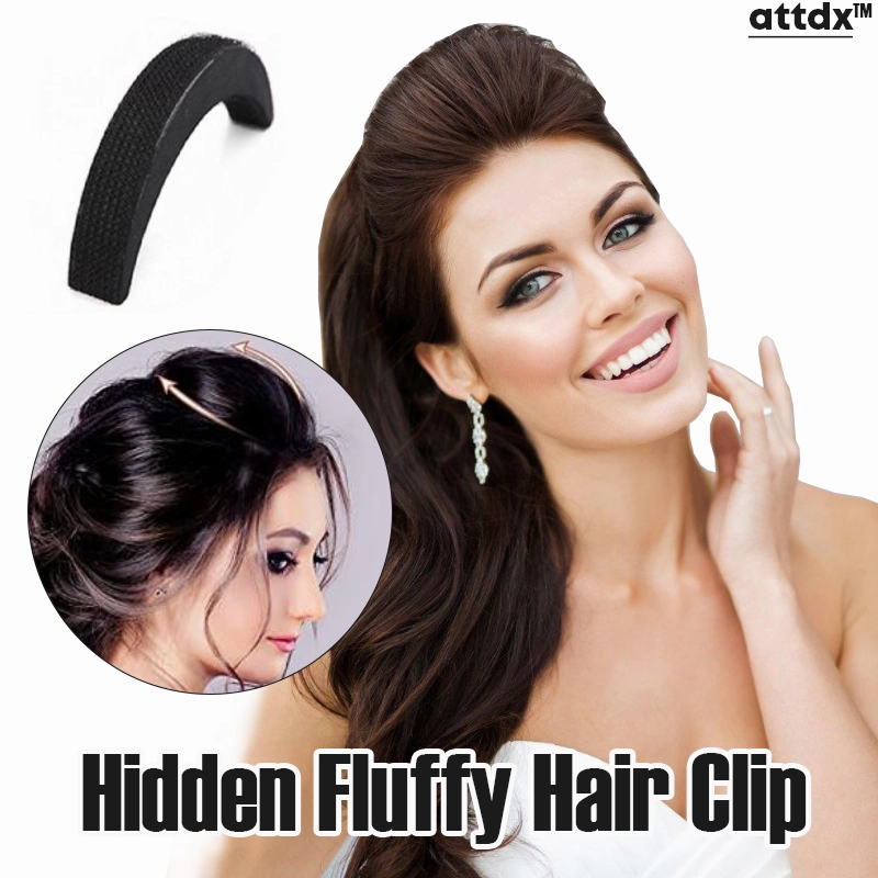 ATTDX HairUp Seamless Princess Fluffy Hair Pad Clip