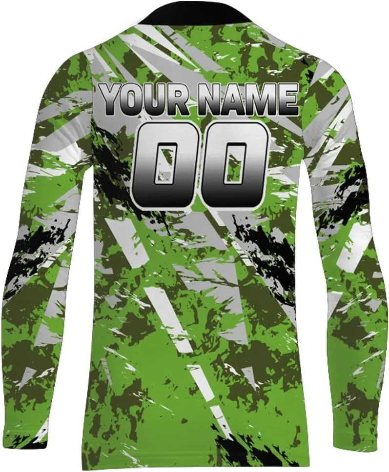 ATV Motocross Racing Jersey Youth ATV Quad Bike Shirt UPF30  Motorcycle Kid Men Women Extreme Off-Road Racing Jersey MX01