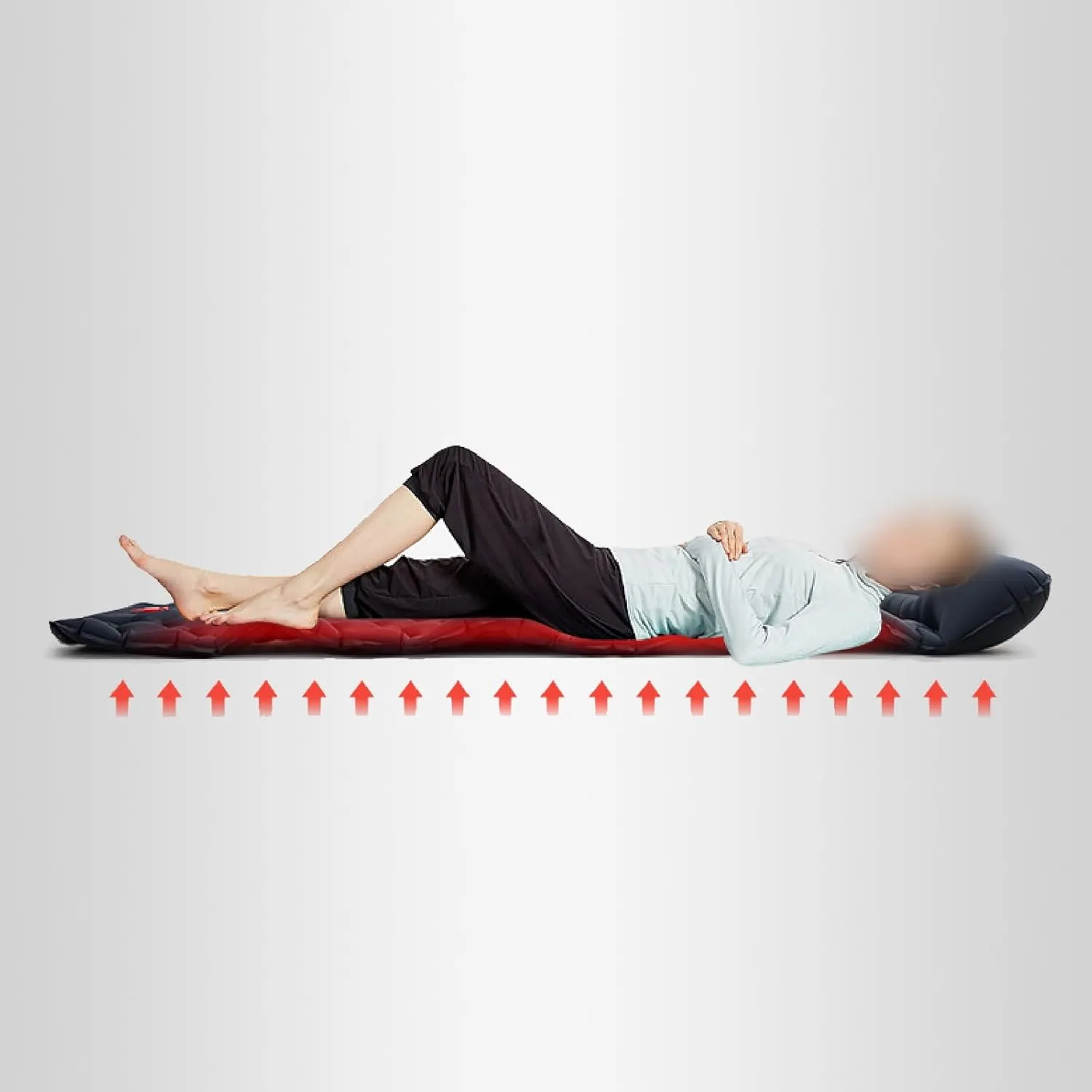 Automatic Inflatable Mattress, Outdoor Camping Tent Sleeping pad, Portable Inflatable Sleeping pad, Single Sleeping pad., 74.8inx23.6in, Navy Blue, 3321612